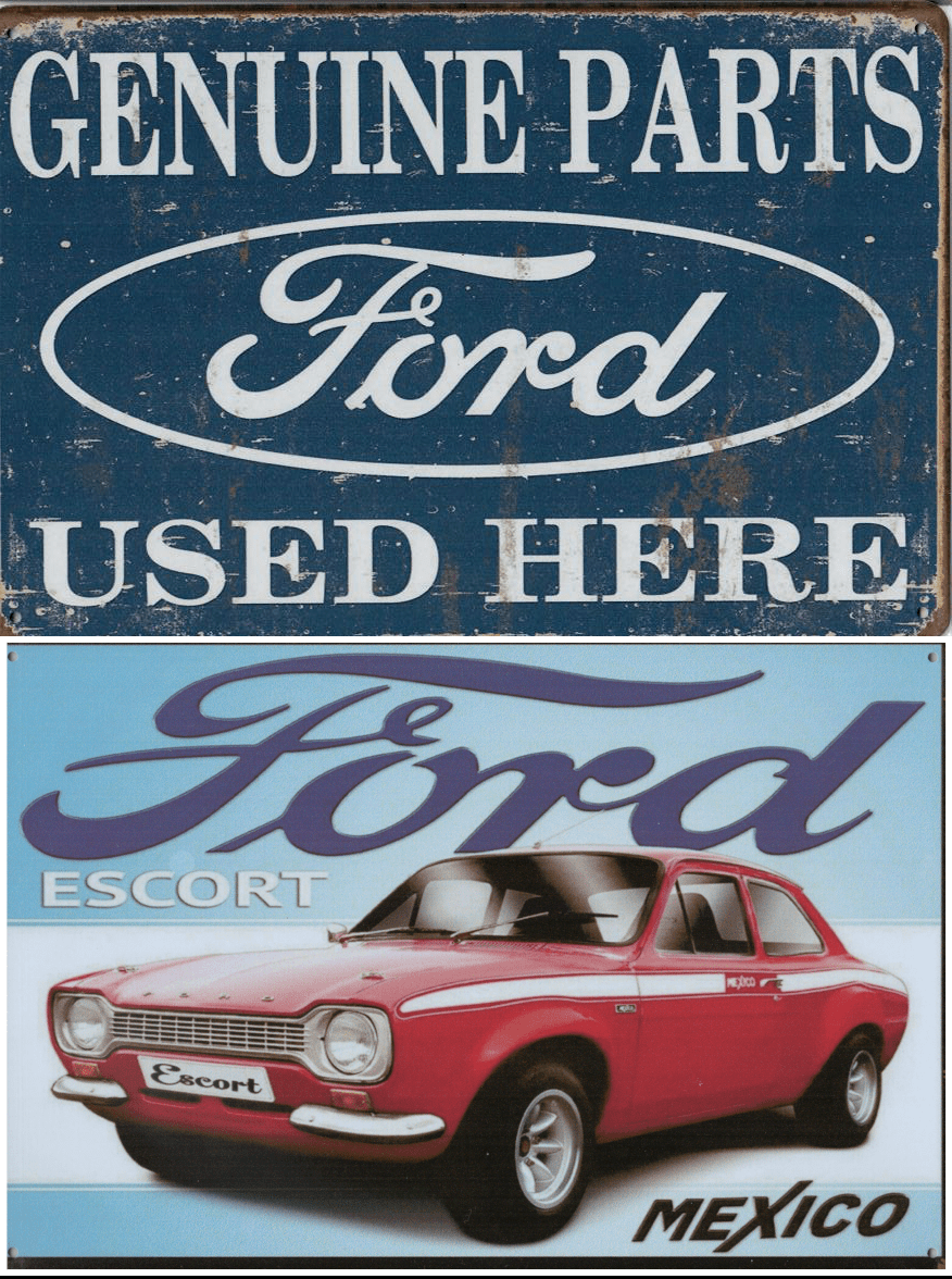 Ford Genuine Parts / Mexico - Old-Signs.co.uk